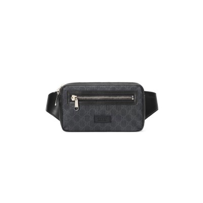 GUCCI GG BLACK SMALL BELT BAG ‎474293 (24*14*5.5cm)